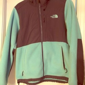 Teal North-face jacket